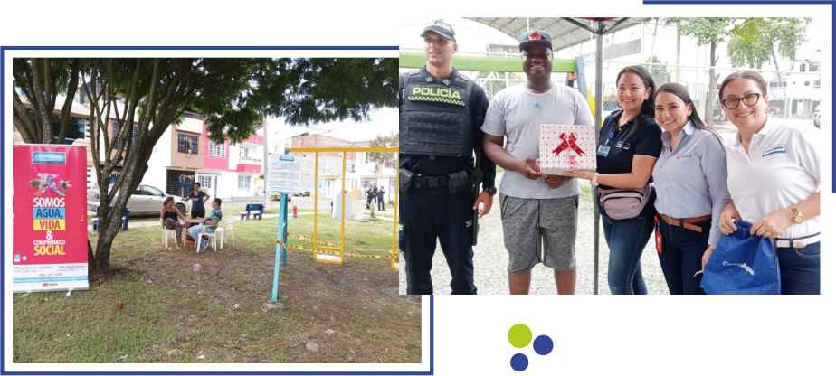Entrega de parque en trabajo articulado con Veolia Aseo Tuluá y la Escuela de Policía Simón Bolívar Entrega de parque en trabajo articulado con Veolia Aseo Tuluá y la Escuela de Policía Simón Bolívar
