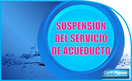 suspensión del servicio de acueducto Diseño de imagen de suspensión del servicio de acueducto