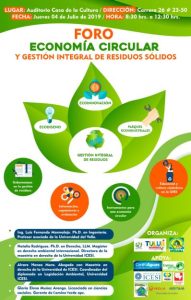 afiche del foro ambiental