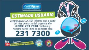 Imagen informando que cambiará el PBX 2317070 al nuevo PBX 231 7300