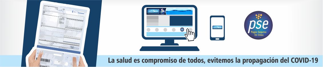 utilizar los canales virtuales para el pago de la factura Imagen representativa que invita a utilizar los canales virtuales para el pago de la factura