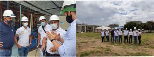 Imagen representativa de la visita de la máxima autoridad de la capital del Putumayo, de la empresa operadora de acueducto y alcantarillado Aguas de Mocoa y del consorcio INGESAN- CDM SMITH INC