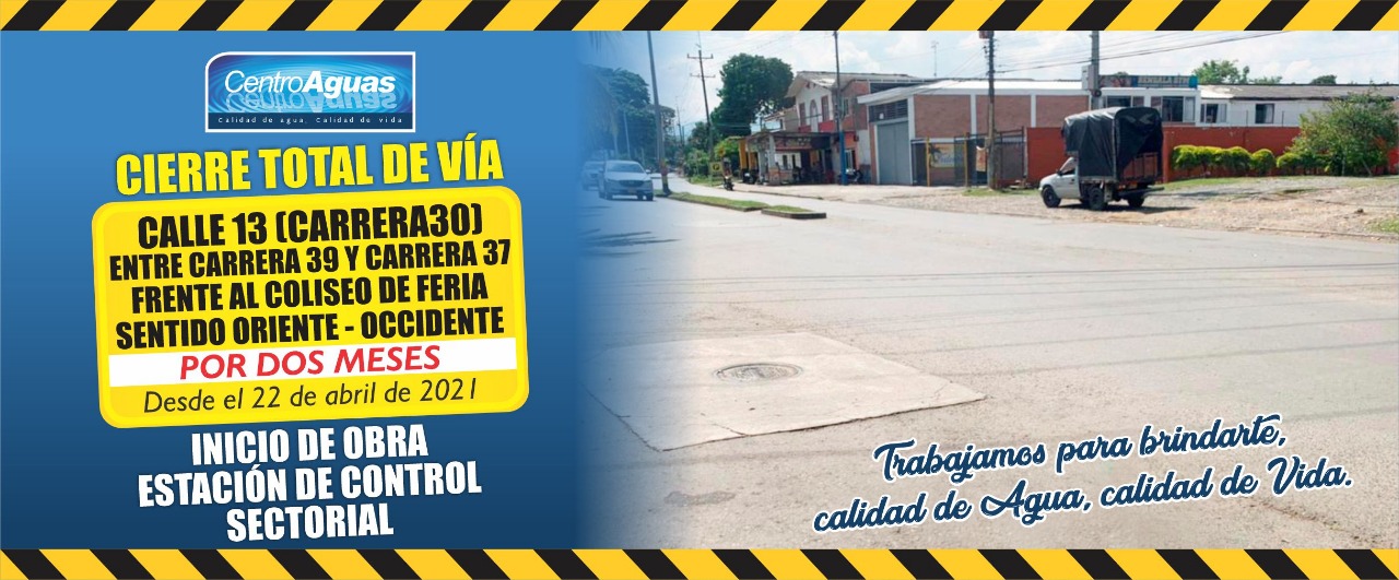 cierre total de la vía de la carrara 30 Imagen representativa de la vía de la carrara 30