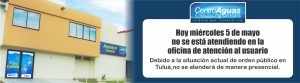 Imagen representativa informando a la comunidad que no se atenderá en la oficina de Atención al Usuario