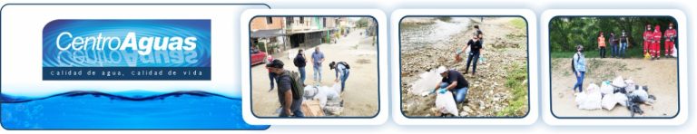 personas participando de la limpieza del jarillón del río Morales
