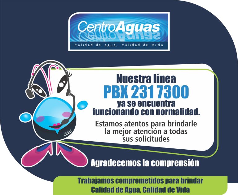 Nuestra línea PBX 2317300 se encuentra funcionando con normalidad