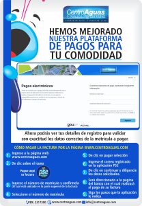 Hemos mejorado nuestra plataforma de pagos para tu comodidad