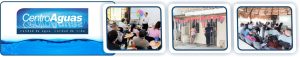 Diseño con tres imágenes de las jornadas de capacitación a usuarios