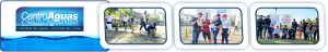 Diseño con tres fotografías donde se ve al personal de la empresa realizando labores de limpieza y adecuación del parque