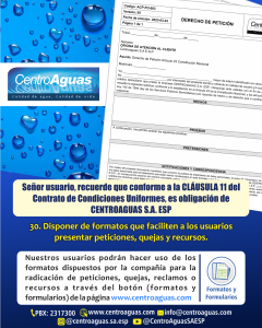 Descarga formatos para presentar PQRS desde nuestra página web