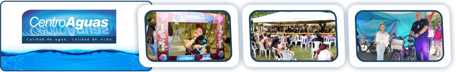 Concurso de Pintura Infantil de CENTROAGUAS fue todo un éxito diseño con tres imágenes del concurso de pintura infantil