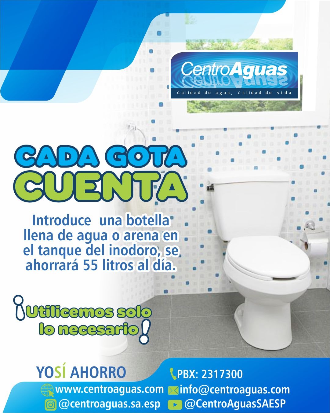 ¡Cada gota cuenta!