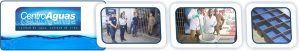 Diseño con tres imágenes de la capacitación en la cárcel, se ve al personal hablando a un grupo de internos