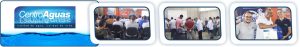 Diseño con tres fotos de la actividad en la cárcel