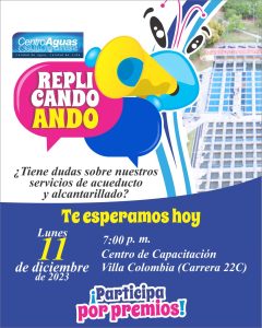 Replicando ando, Te esperamos hoy 11 de diciembre, participa por premios