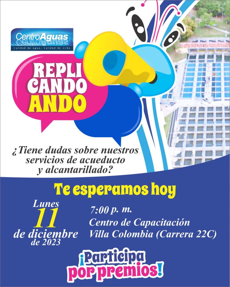 Replicando ando, Te esperamos hoy 11 de diciembre, participa por premios