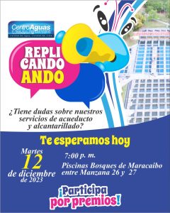 Conoce sobre Replicando Ando. Te esperamos hoy 12 de diciembre, participa por premios