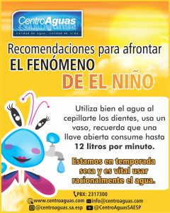 Recomendaciones para afrontar el fenómeno de El Niño