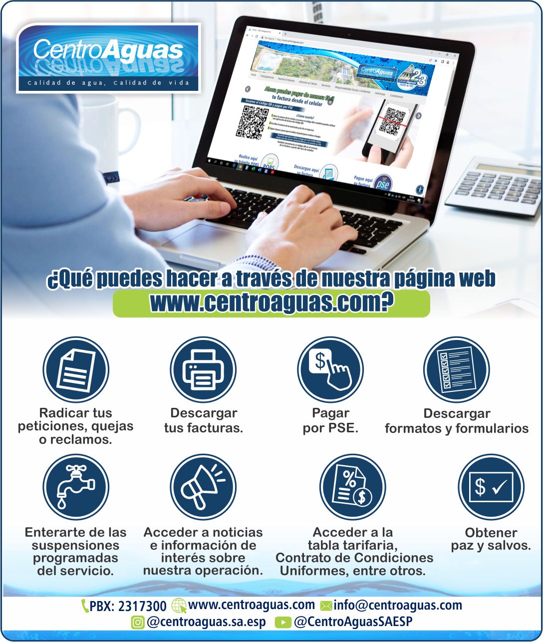 Trámites que puedes realizar a través de la página web
