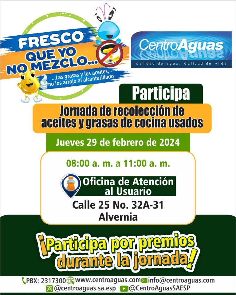 Jornada de recolección Oficina Atención al Usuario jueves 29 de febrero