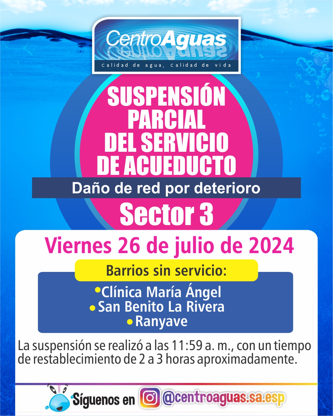 Diseño de suspensión del servicio