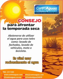 Consejo para afrontar la temporada seca