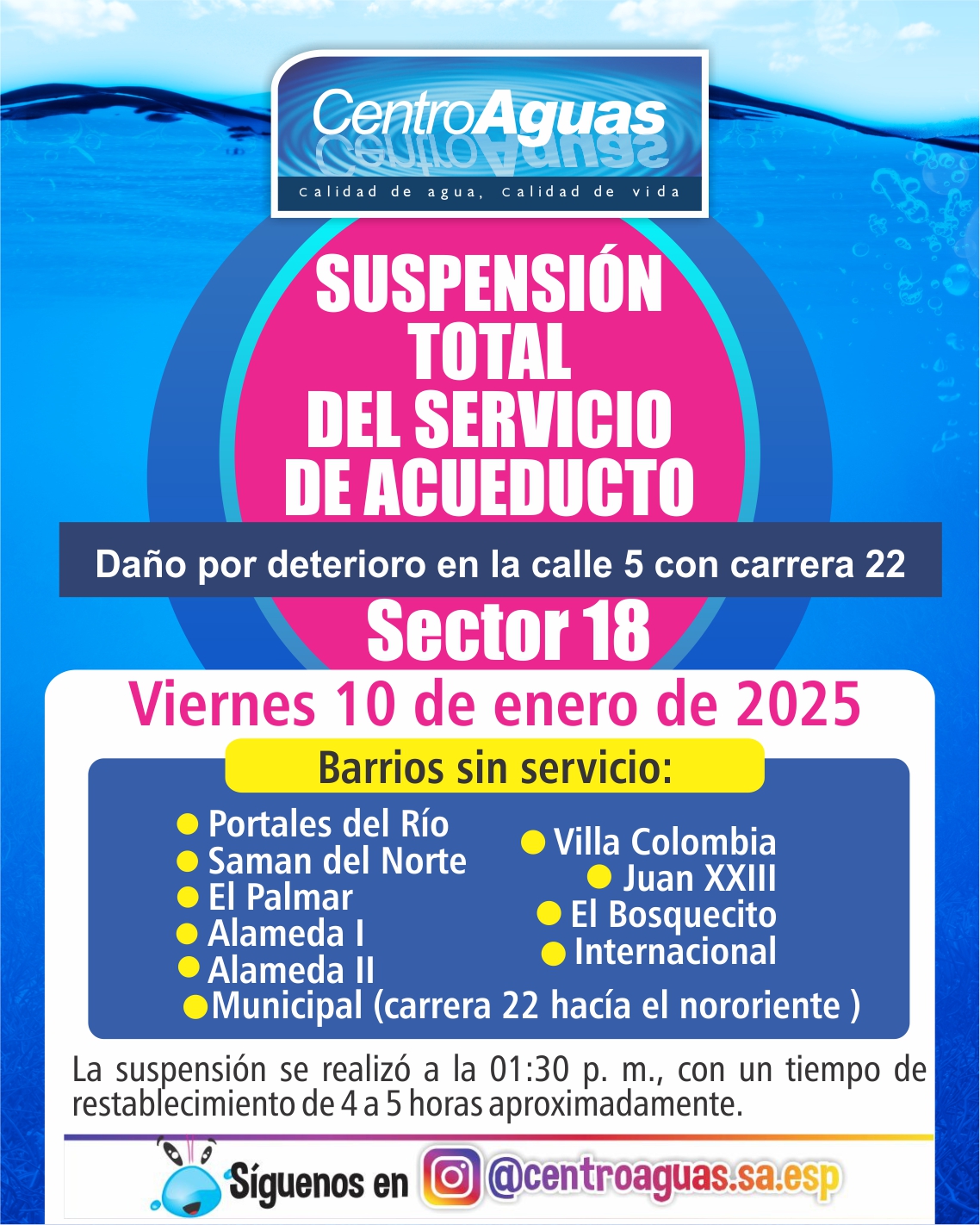Imagen de suspensión del servicio