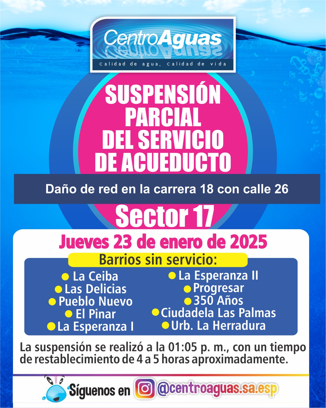 Diseño de suspensión del servicio