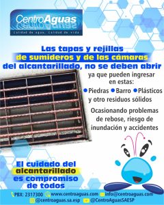 El cuidado del alcantarillado, es compromiso de todos