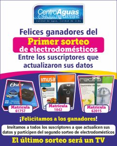 Ganadores primer sorteo de electrodomésticos