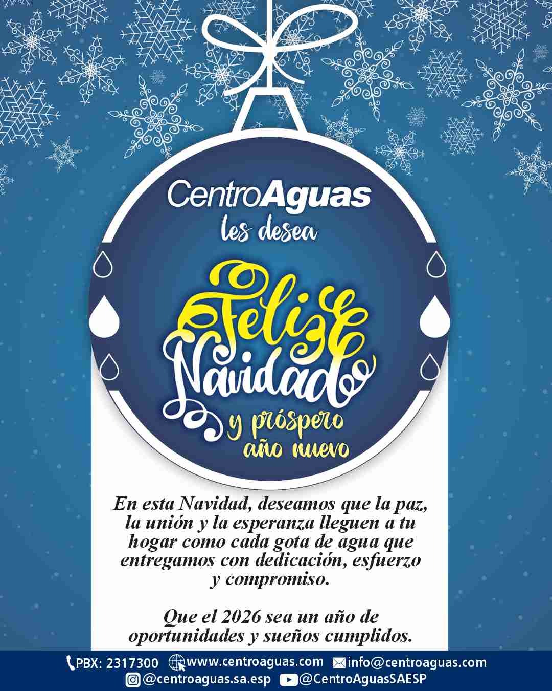 Diseño de feliz navidad y próspero 2026