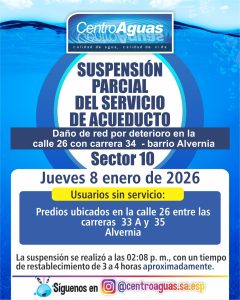 Diseño suspensión del servicio