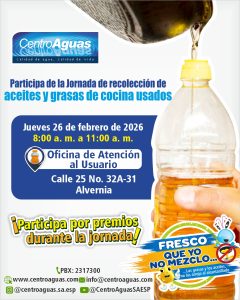 Jornada de recolección de aceite de cocina usado