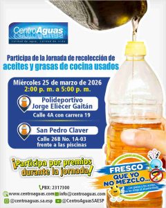 Jornada de recolección de aceite de cocina usado / 25 de marzo de 2026