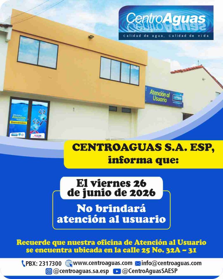 Jornada de atención viernes 26 de junio de 2026